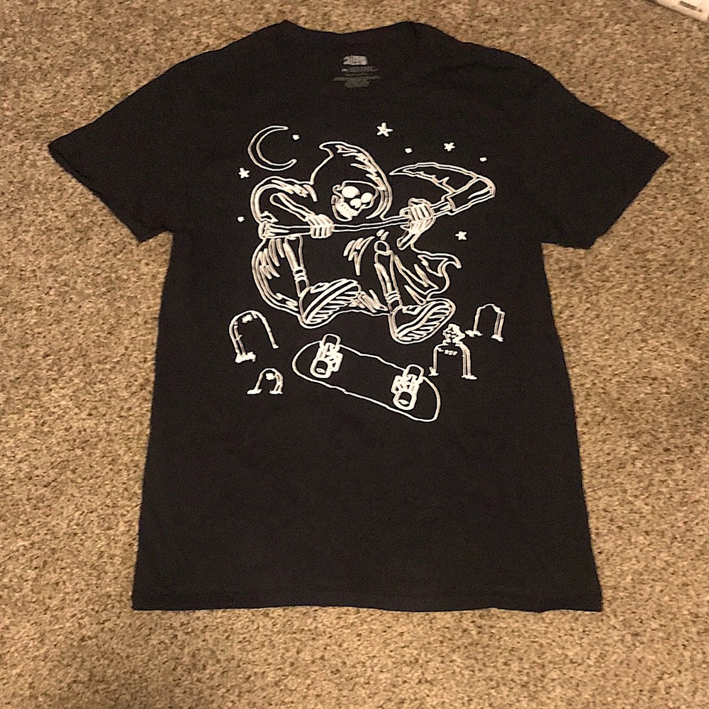 Alab Mens Medium Black T-Shirt